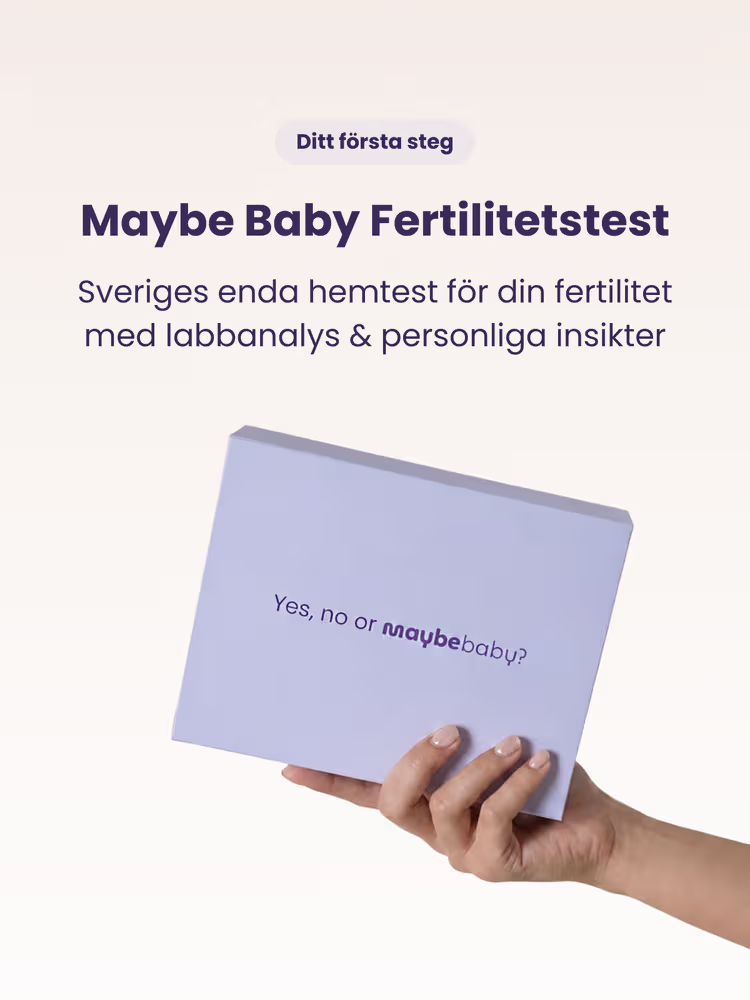 Maybe Baby – Sveriges enda hemtest för fertilitet